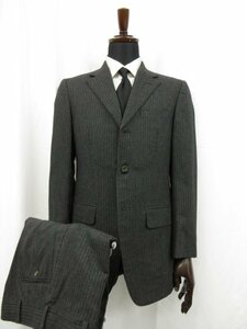 HH[ Edifice EDIFICE]kano Nico cloth wool single 3 button suit ( men's ) 46 gray series stripe pattern 1-4630-5006-1*28RMS6725