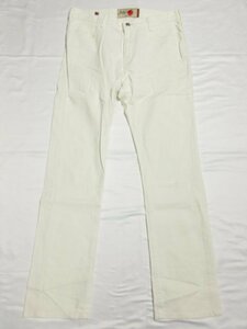 【Notify ノティファイ】 コットン混 スラックス パンツ (メンズ) size31 オフホワイト ●28MP8853●