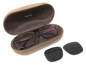 HH 超美品 【TOM FORD トムフォード】サングラス メガネ 眼鏡 アイウェア (メンズ) 57□15 ブラック 度あり FT0588 001●7CC0850●