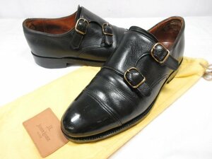 HH ヴィンテージ パリロゴ 【ジョンロブ JOHN LOBB】 ウィリアム WILLIAM Wモンクストラップシューズ 靴 (メンズ) 5.5E236 黒 ●18MZA3641