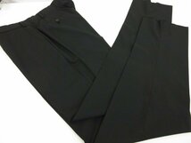 未使用品 【エンポリオアルマーニ EMPORIO ARMANI】 G LINE 2ボタン 黒無地 スーツ (メンズ) size56 冠婚葬祭 1ZVGBA ZZ081 ●27EMP207_画像3