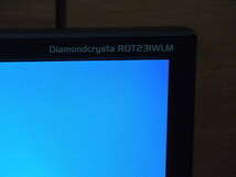 【実動動作確認済　1.】MITSUBISHI 液晶ディスプレイ RDT23IWLM(BK)液晶モニター HDMI　スピーカ内臓_画像2