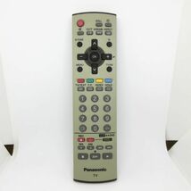 美品 動作確認済み 純正 panasonic パナソニック DVD レコーダー デッキ用 TV N2QAJB000121 リモコン テレビ/E4 95-5_画像1