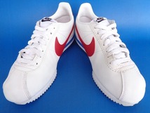 12941■美品 18年製 NIKE WMNS CLASSIC CORTEZ LEATHER ナイキ ウィメンズ クラシック コルテッツ レザートリコロール 25 807471-103_画像4