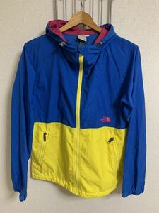 ［THE NORTH FACE］ザ・ノースフェイス　マウンテンパーカー ブルー　イエロー　L Y1511