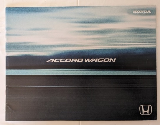 アコードワゴン (CM2, CM3) 車体カタログ 2002年10月 ACCORD WAGON 古本・即決・送料無料 管理№ 6230 CB04