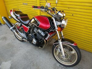 中古 現状 HONDA ホンダ CB400SF カスタム NC31 カスタムペイント ブレンボ4POT カーボンフルエキ 大川 旧車