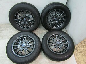 スタッドレス ウェッズ VELVA SPORTZ 15インチｘ6J ET:+43 PCD:100 5H TOYO ガリット G5 195/65R15 19年 ウィッシュ カローラフィールダー