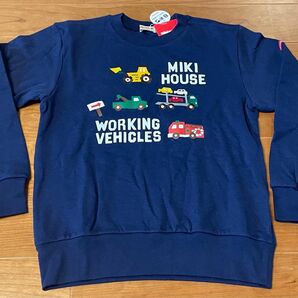 ★ミキハウス★トレーナー★新品★140★働く車