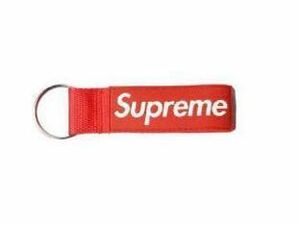 Supreme Webbing Keychain Red シュプリーム ウェビング キーチェーン レッド キーホルダー ボックスロゴ 新品未使用 タグ付き