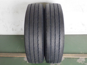 L16532-ヨコハマ LT 151R 205/85R16 117/115L 12PR 中古 2本セット サマータイヤ 2017年製