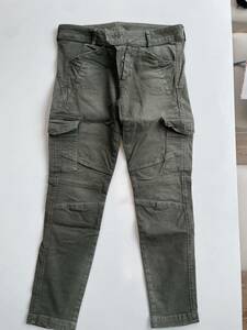  beautiful goods MARITHE FRANCOIS GIRBAUD bottom size L khaki cargo pants WOMEN