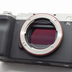 美品★SONY ソニー α7c ILCE-7C シルバー★元箱付・ショット数約5000回の画像2