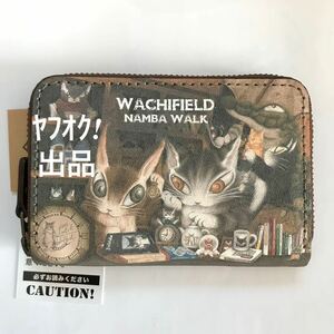 わちふぃーるど　猫のダヤン　カード入れ　小銭入れ　革製　WACHIFIELD　DAYAN