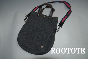 DSC3786★驚愕の最終価格！他でも出品中！完売必至！★ROOTOTE★灰/ストリートで大注目！傑作ベストセラー！トート/ショルダー/バッグ