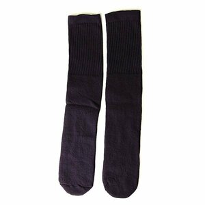 SkaterSocks (スケーターソックス) ロングソックス 靴下 ソックス チューブソックス Black tube socks Mid calf (19インチ)
