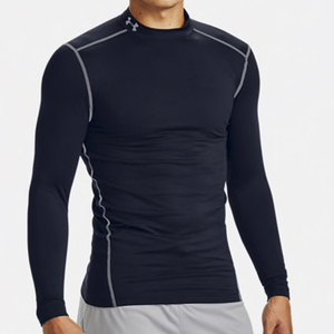 新品 アンダーアーマー 長袖 モック 3L XXL 紺 ネイビー UNDER ARMOUR シャツ インナー 1265648 コールドギア コンプレッション 即決