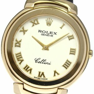 ロレックス ROLEX 6623 チェリーニ K18YG クォーツ メンズ _764673