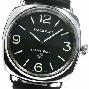 パネライ PANERAI PAM00753 ラジオミール 3デイス アッチャイオ 手巻き メンズ _764932