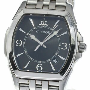  Junk Seiko SEIKO 8J82-0AC0/GCAX983 Credor pacifique quartz men's _763984