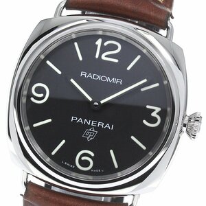 パネライ PANERAI PAM00753 ラジオミール 3デイス アッチャイオ 手巻き メンズ 箱・保証書付き_769052