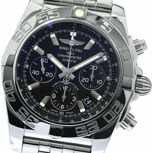  Breitling BREITLING AB0111 Chronomat 44 Date self-winding watch men's beautiful goods box * written guarantee attaching ._769801