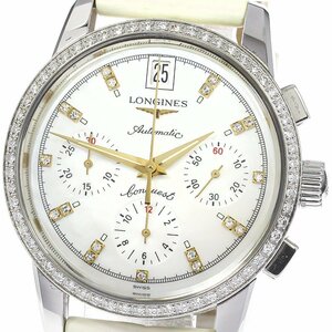 Longines L1.141.0 Conquest Diamond Besel Chronograph Automatic Wind Ladies_767203