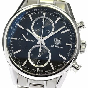 タグホイヤー TAG HEUER CAR2110-3 カレラ クロノグラフ デイト 自動巻き メンズ _772423【ev10】