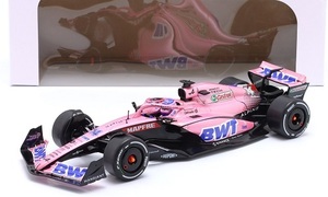  Solido 1/18 alpine *A522 #14 F. Alonso bar lane GP 2022 metpink