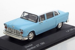 Whitebox　1/43　チェッカー・マラソン 327　lightblue/white　1964　限定1000台