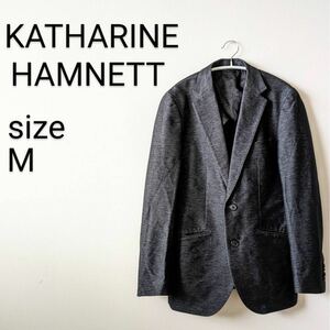 Katharine Hamnett жакет формальный бизнес черный M мужской 