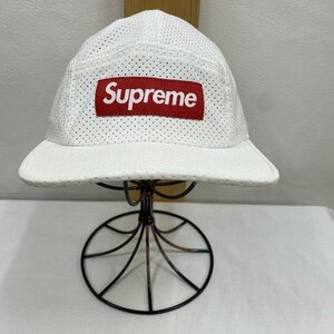 シュプリーム SUPREME / 2016ss / Perforated Reflective Camp Cap / WHT 帽子 帽子 - 白 / ホワイト X 赤 / レッド ロゴ、文字