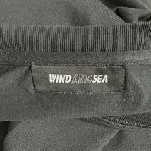 ウィンダンシー WIND AND SEA ロゴプリント ショートスリーブ Tシャツ WDS-CS-155 Tシャツ Tシャツ XL 黒 / ブラック_画像9