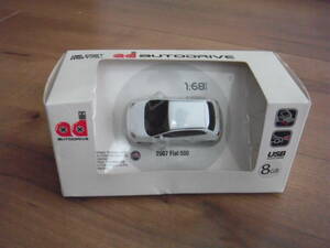 フィアット　500　ミニカー　USBメモリー　8G　白　ホワイト　2007　FIAT　1/68