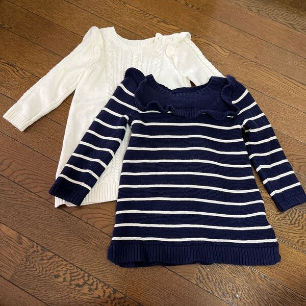 BABY GAP 女の子　80 セーター2枚セット