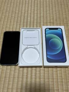 Apple iphone12 mini 64GB ブルー　SIMフリー