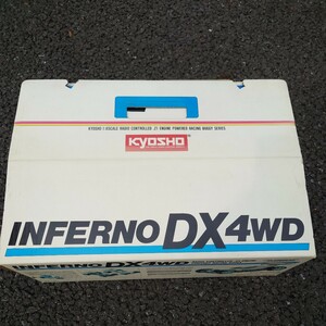 蔵出し　絶版　京商 KYOSHO 1/8 KYOSHO インファーノ　DX4WD INFERNO DX 4WD GS21- CRエンジンつき　