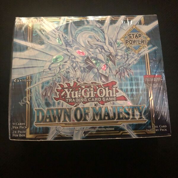遊戯王 英語版 DAWN OF MAJESTY 1st Edition 未開封box