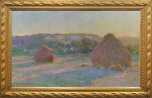 Art hand Auction Claude Monet Weizenberg – Das Ende des Sommers – 1891, 59 x 35 cm, Reproduktion von hoher Qualität◆ Gauguin Seerosen Degas Van Gogh Gemälde Fine Art Impressionismus Ölgemälde, Kunstwerk, drucken, Lithographie, Lithographie