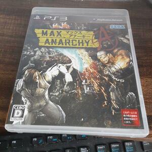 【送料4点まで230円】44【PS3】MAX ANARCHY　マックスアナーキー【動作確認済】