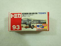 絶版品 トミカ 93 三菱ふそう エアロスター トミー 赤箱 TOMY TOMICA 青TOMY MITSUBISHI FUSO AERO STAR_画像1