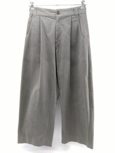 【バックポケットボタン欠品・裾スレあり】STUDIO NICHOLSON/SNM-078/Deep Pleat Volume Pant/スタジオニコルソン/◆3101/西伊場店