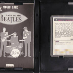 ◆KORG コルグ MUSIC CARD バック・トゥー・ザ・ビートルズの画像3