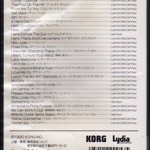 ◆KORG コルグ MUSIC CARD バック・トゥー・ザ・ビートルズの画像2