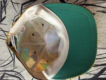 DEADSTOCK 未使用 日本製 レア 幾何学 クレージーパターン マルチカラー 野球帽 ベースボール キャップ CAP 80s 90s ビンテージ オリジナル_画像8