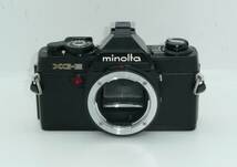 ★良品★ MINOLTA ミノルタ XG-E ボディ ブラック 露出・シャッター全速 #M054_画像1