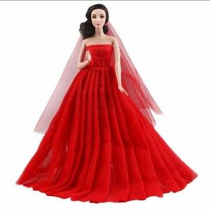 人形 ウェディングドレス カクテルドレスドレス