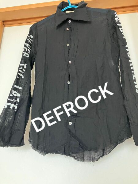 【使用感有】DEFROCK tmr 西川貴教 TNNK ガーゼシャツ　黒