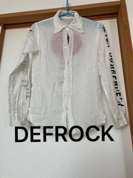 【使用感有】DEFROCK tmr 西川貴教 TNNK ガーゼシャツ 白