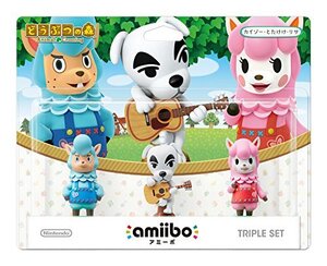 amiibo トリプルセット[カイゾー/とたけけ/リサ] (どうぶつの森シリーズ)（中古品）